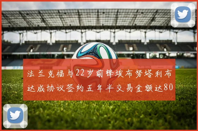 法兰克福与22岁前锋埃布努塔利布达成协议签约五年半交易金额达800万欧元